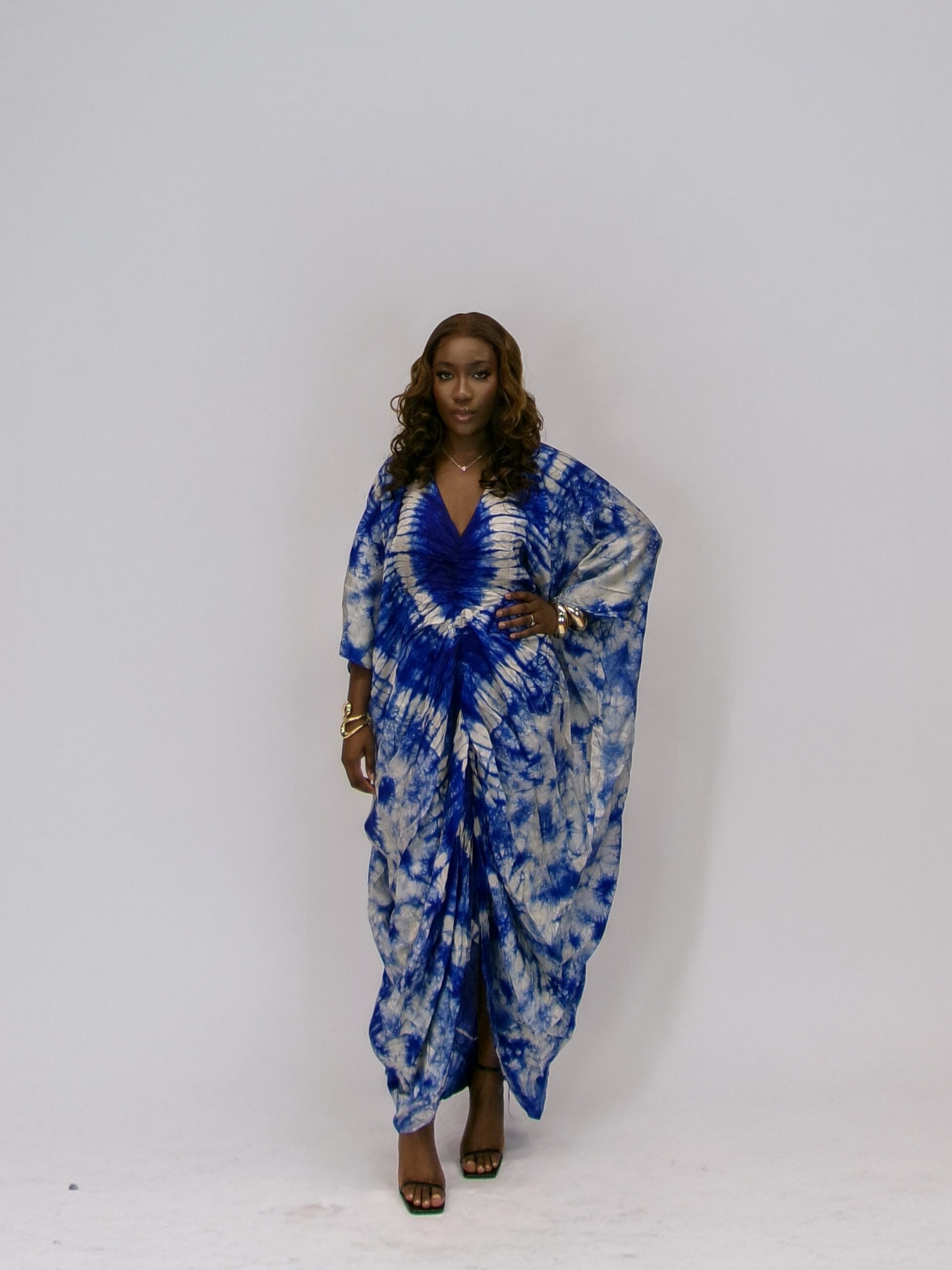Äramí ruched bubu dress - Blue